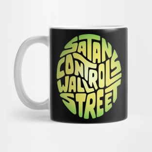 Satan Controls Wall Street Mug